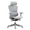 Hivvago Set Of Two Gray Adjustable Height Swivel Rolling Office Chair In Gray