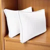 Hivvago Set Of Two Microfiber Down Alternative Medium Hypoallergenic Standard Size Bed Pillows