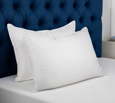 Hivvago Set Of Two Microfiber Down Alternative Medium King Size Bed Pillows In White
