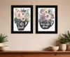 Hivvago Set Of Two More Coffee Please Or Coffee Break Black Framed Print Kitchen Wall Art In Multi