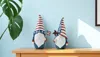 Hivvago Set Of Two Red White And Blue Polyresin Figurine In Multi