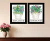 Hivvago Set Of Two Succulents Dream And Believe Black Framed Print Wall Art In Multi