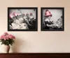 Hivvago Set Of Two The Salon Black Framed Print Wall Art In Multi
