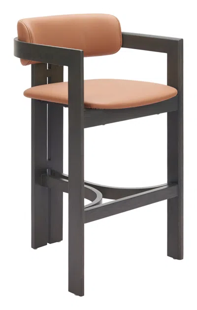 Hivvago Shaili Barstool Brown In Black