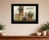 Hivvago Simply Blessed Black Framed Print Kitchen Wall Art In Black
