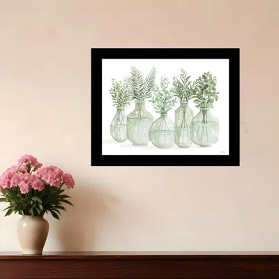 HIVVAGO SIMPLY SAGE BLACK FRAMED PRINT WALL ART