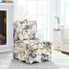 Hivvago Single Flannel Dining Chair With Soft Cushion And Backrest