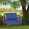 Hivvago Single Person Hanging Seat With Seat And Back Cushions-navy