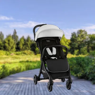 Hivvago Single-hand Fold Compact Baby Stroller With Lightweight Aluminum Frame