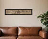 Hivvago Sit Long Talk Much Black Framed Wall Art In Black