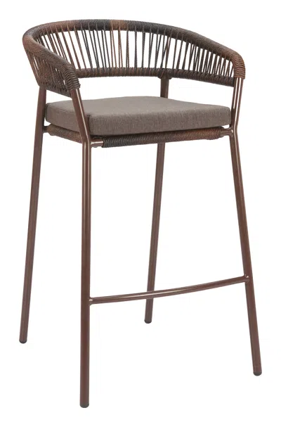 Hivvago Skye Barstool (set Of 2) Brown