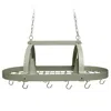 Hivvago Slate Gray Kitchen Island Two Light Metal Ceiling Light In Gray