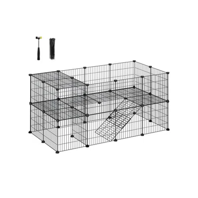 Hivvago Small Animal Playpen - Black