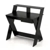 Hivvago Small Computer Desk With Storage Drawer-black