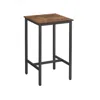 Hivvago Small Kitchen Dining Table For Narrow Spaces In Brown