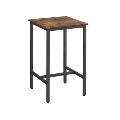 Hivvago Small Kitchen Dining Table For Narrow Spaces In Brown