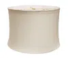 Hivvago Snow Linen Drum Lamp Shade In Neutral