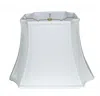 Hivvago Snow Shantung Silk Lamp Shade In White
