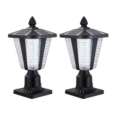 Hivvago Solar Column Headlights With Dimmable Led