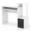 Hivvago Space-saving Computer Desk With Pull-out Keyboard Tray