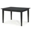 Hivvago Space Saving Expandable Dining Table 48-66-inch In Ebony Black Wood Finish In Gray