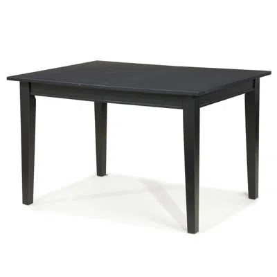 Hivvago Space Saving Expandable Dining Table 48-66-inch In Ebony Black Wood Finish In Gray