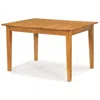 Hivvago Space Saving Extendable Dining Table In Cottage Oak Finish In Brown