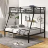 Hivvago Space-saving Metal Slatted Bed Frame For Teens And Adults Noise-free No Box Spring Needed-black