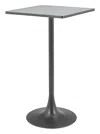 Hivvago Spot Bar Table Gray & Black In Black