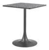 Hivvago Spot Bistro Table Black In Black