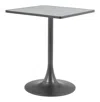 Hivvago Spot Bar Table Gray & Black In Black