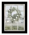 Hivvago Spring Farm View Black Framed Print Wall Art In Multi