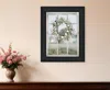 Hivvago Spring Farm View Black Framed Print Wall Art In Black