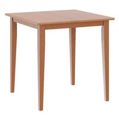 Hivvago Square Dining Table Light Oak In Brown