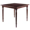 Hivvago Square Dining Table Walnut