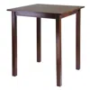 Hivvago Square High Table Walnut