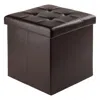 Hivvago Square Storage Ottoman Espresso