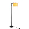 Hivvago Standing Floor Lamp With Adjustable Head For Living Room And Bedroom