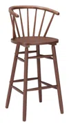 Hivvago Stenger Barstool (set Of 2) Walnut In Brown