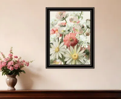 Hivvago Summer Wildflowers For You Black Framed Print Wall Art In Multi