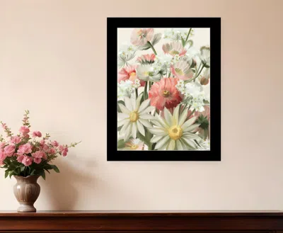 Hivvago Summer Wildflowers For You Black Framed Print Wall Art