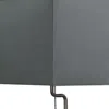 Hivvago Table Lamp With Wireless Charging And Square Shade, Silver In Gray