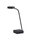 Hivvago Tech Enhanced Black Metal Disk Led Adjustable Desk Lamp