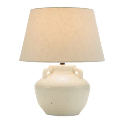 Hivvago Terra Cotta Amphora Table Lamp 18.5"h In Nude
