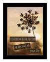 Hivvago The First Day Black Framed Print Wall Art In Black