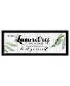Hivvago The Laundry Room Black And Brown Framed Print Laundry Wall Art In Black