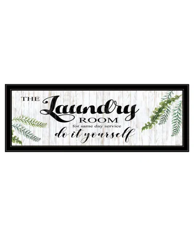 Hivvago The Laundry Room Black And Brown Framed Print Laundry Wall Art