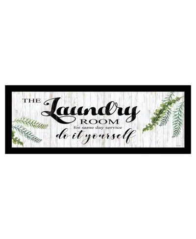 HIVVAGO THE LAUNDRY ROOM BLACK FRAMED PRINT LAUNDRY WALL ART