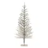 Hivvago Tinsel Pine Tree 36"h In White