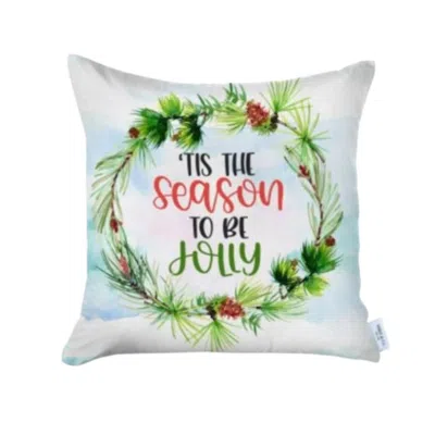 Hivvago Tis The Season Christmas Throw Pillow